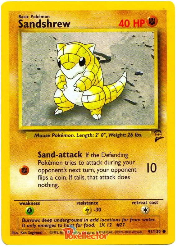 Sandshrew - Base Set 2 #91