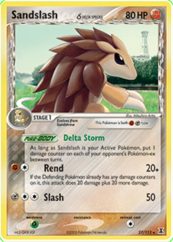 Sandslash  (delta species) - EX Delta Species #27