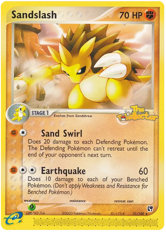 Sandslash - EX Sandstorm #21