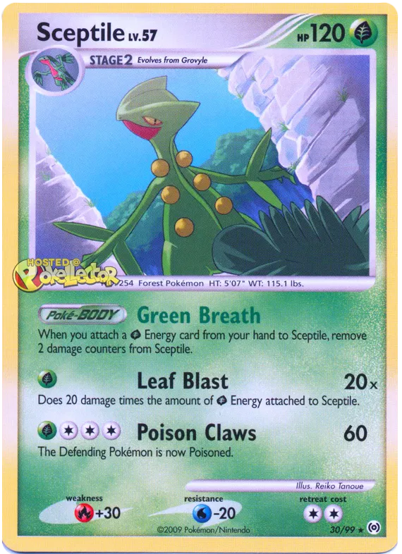 Sceptile - Platinum - Arceus #30