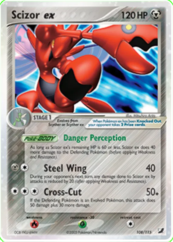 Scizor ex - EX Unseen Forces #108