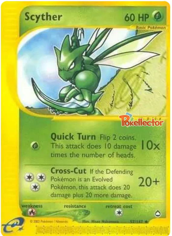 Scyther - Aquapolis #57