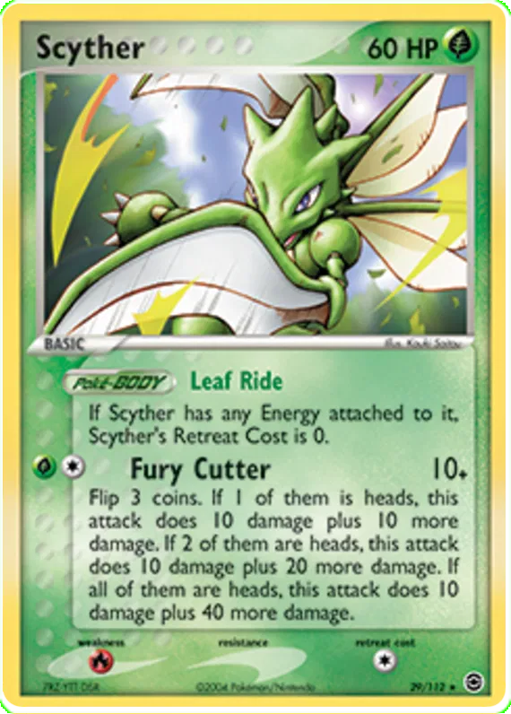 Scyther - EX FireRed & LeafGreen #29