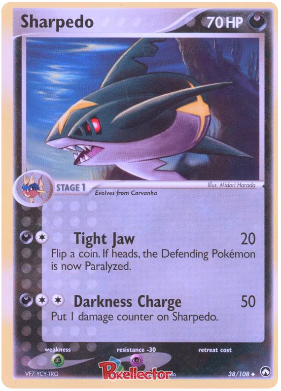 Sharpedo - EX Power Keepers #38