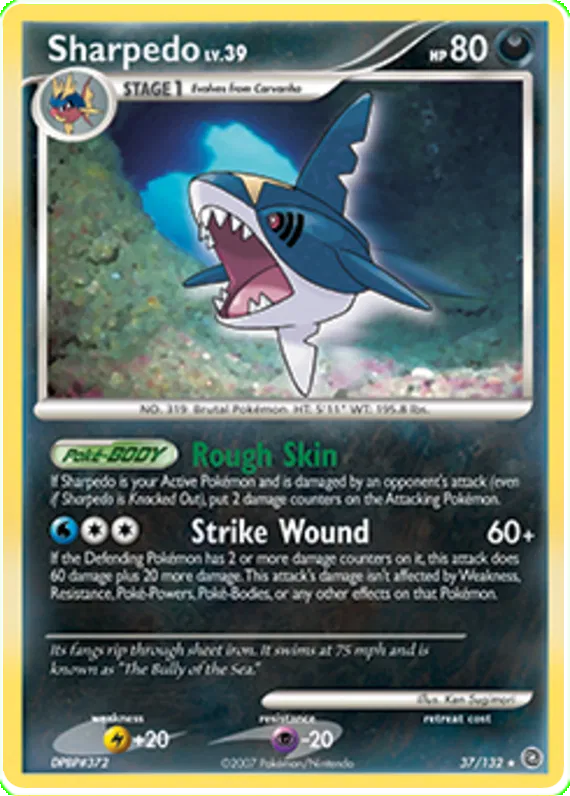 Sharpedo - Secret Wonders #37