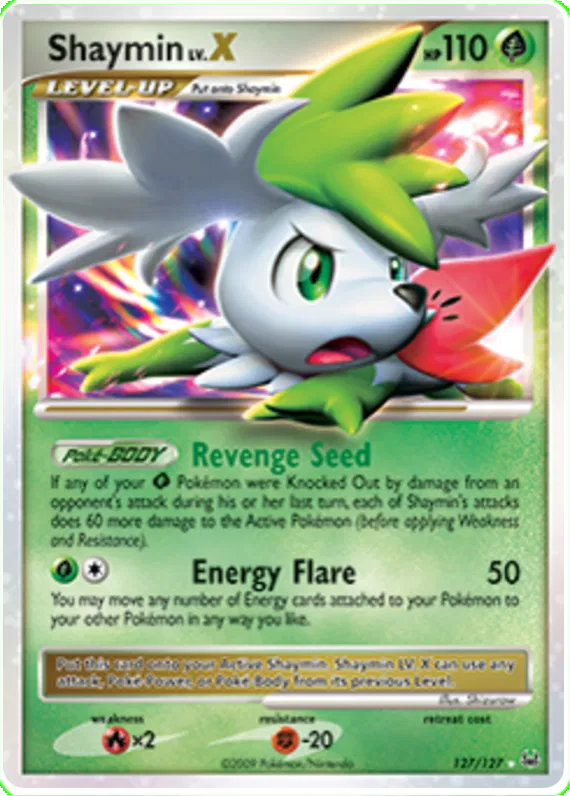 Shaymin LV. X - Platinum #127