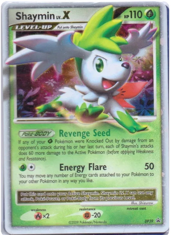 Shaymin LV.X - DP Black Star Promos #39