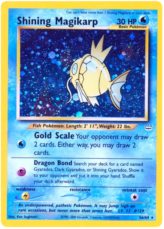 Shining Magikarp - Neo Revelation #66