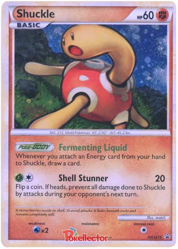 Shuckle - HeartGold SoulSilver Promos #15