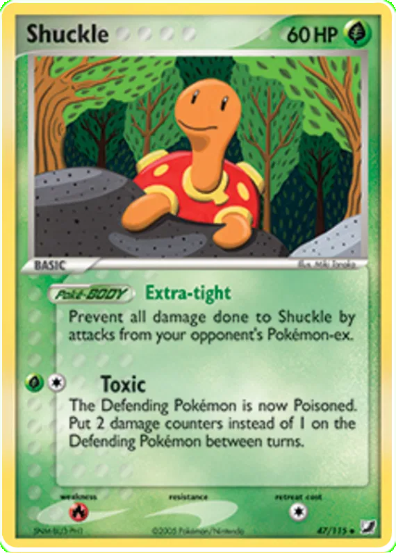 Shuckle - EX Unseen Forces #47