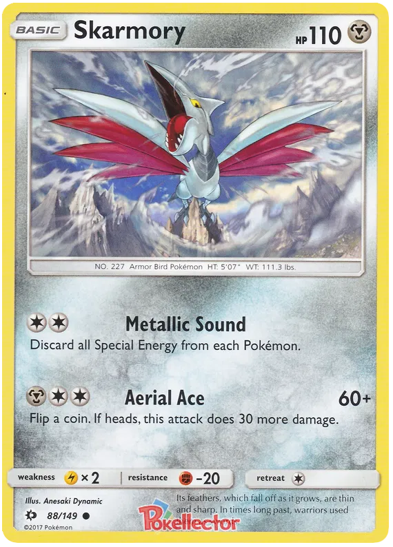 Skarmory - Sun & Moon #88