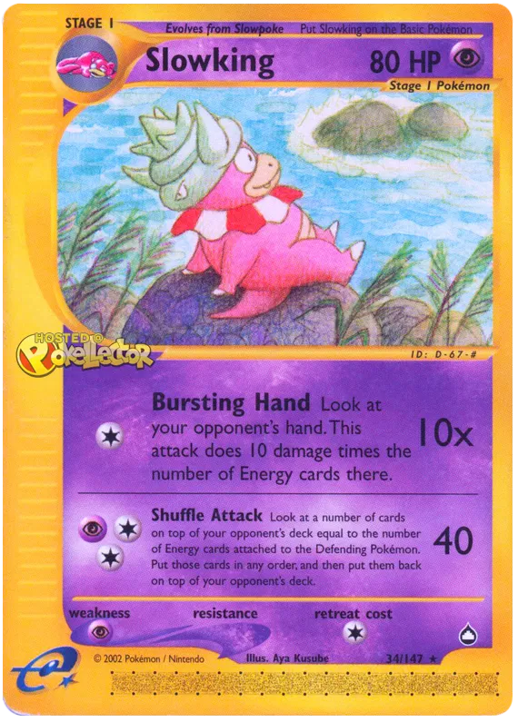 Slowking - Aquapolis #34