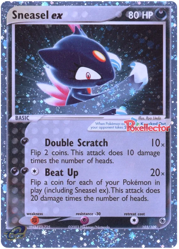 Sneasel EX - EX Ruby & Sapphire #103