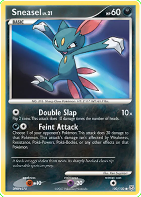 Sneasel - Diamond & Pearl #100