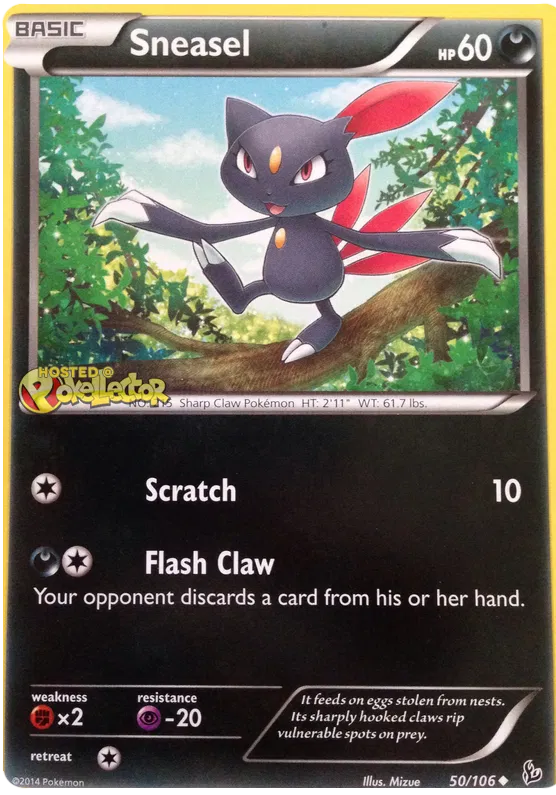 Sneasel - XY Flashfire #50