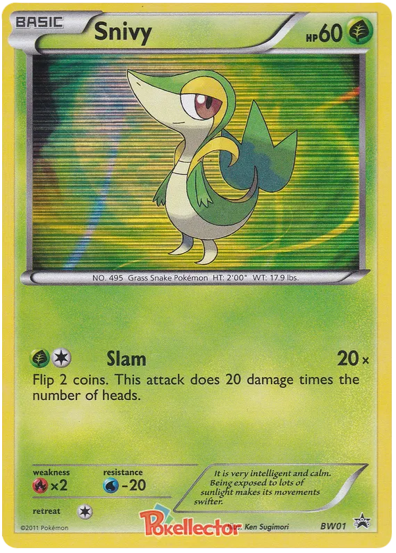 Snivy - Black & White Promos #1