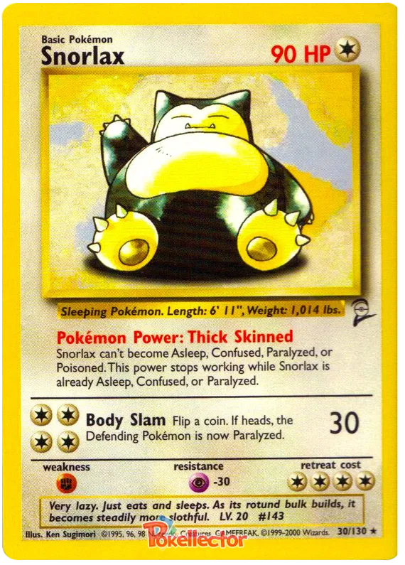 Snorlax - Base Set 2 #30