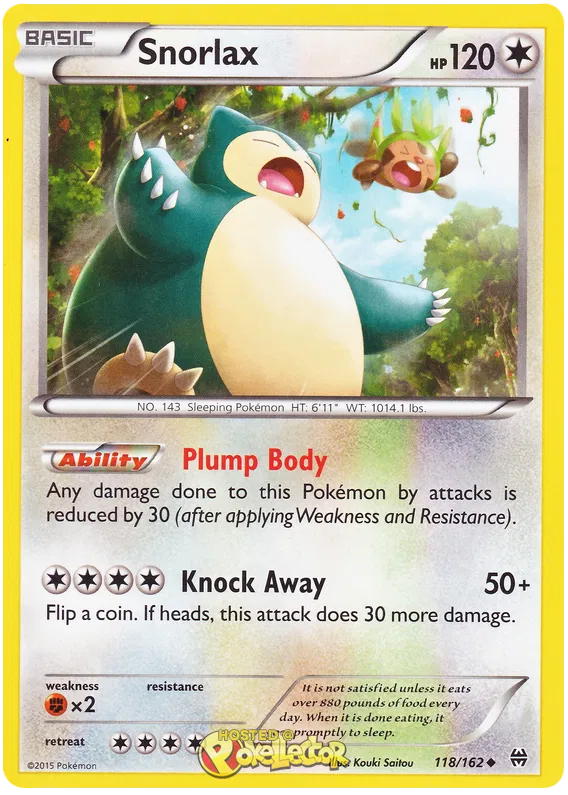 Snorlax - XY BREAKthrough #118