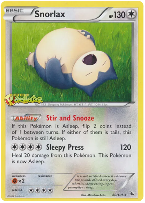 Snorlax - XY Flashfire #80