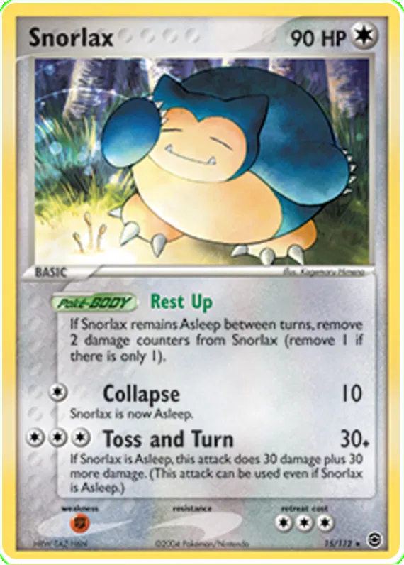 Snorlax - EX FireRed & LeafGreen #15