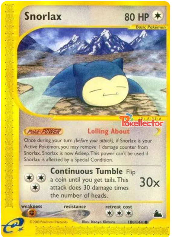 Snorlax - Skyridge #100