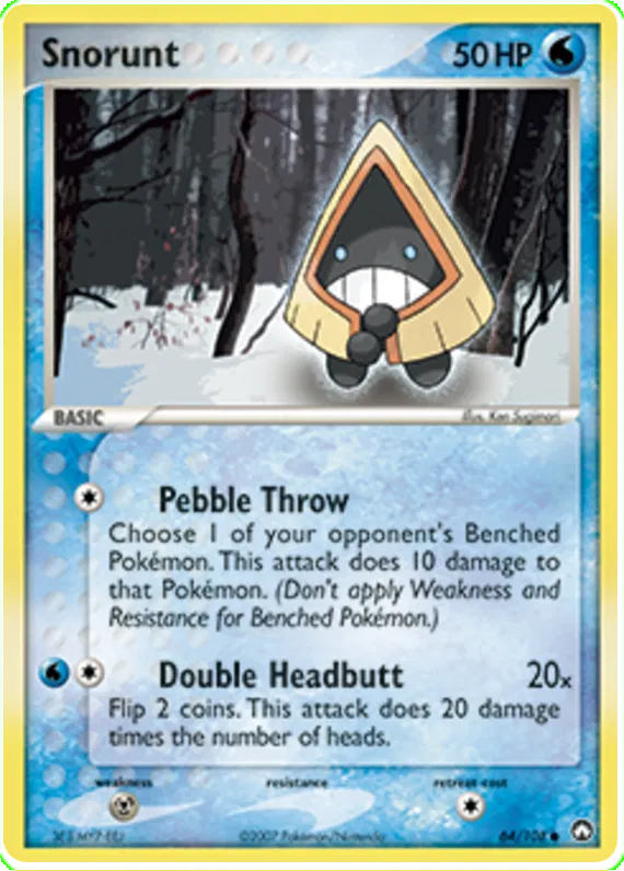 Snorunt - EX Power Keepers #64