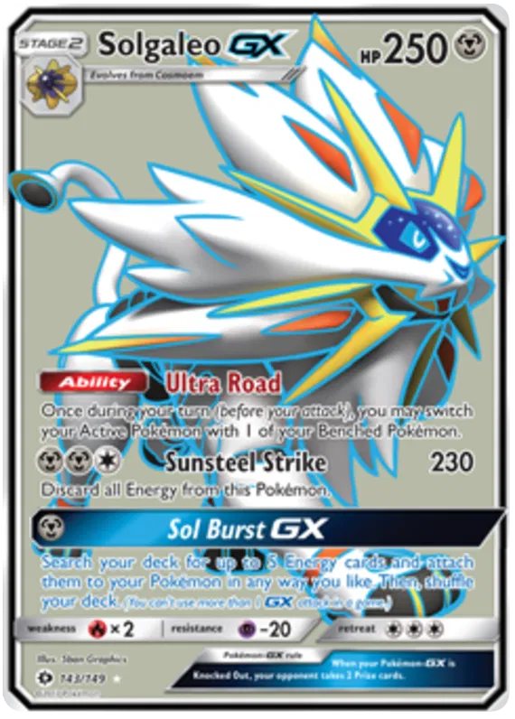 Solgaleo GX - Sun & Moon #143