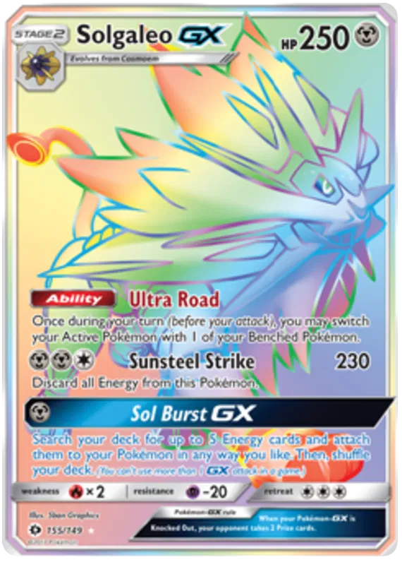 Solgaleo GX - Sun & Moon #155