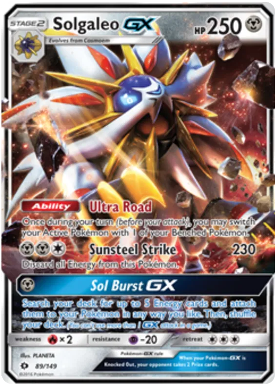 Solgaleo GX - Sun & Moon #89