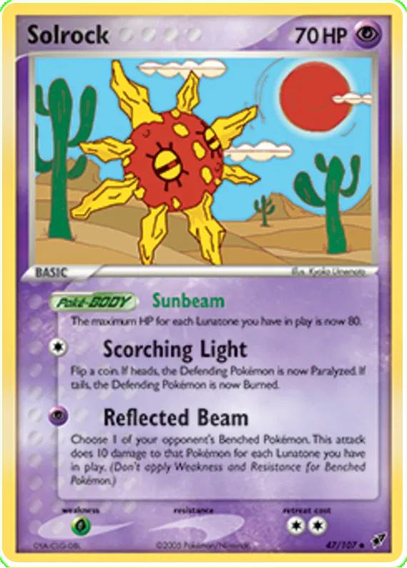 Solrock - EX Deoxys #47