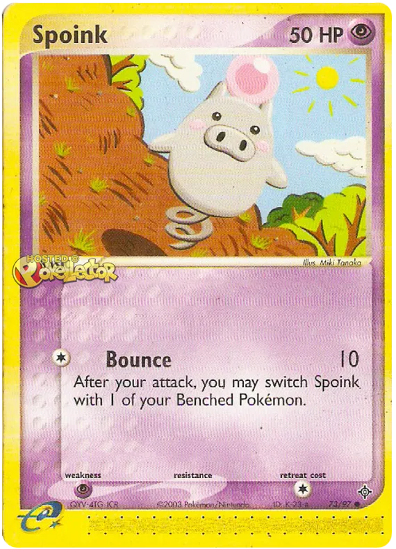 Spoink - EX Dragon #73