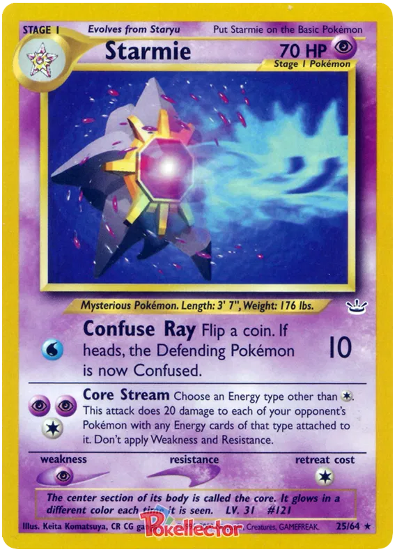 Starmie - Neo Revelation #25