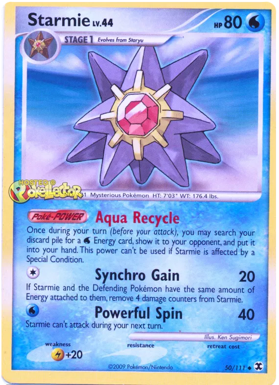 Starmie - Platinum - Rising Rivals #50