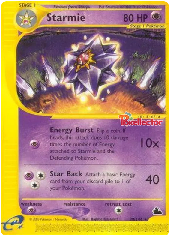 Starmie - Skyridge #30