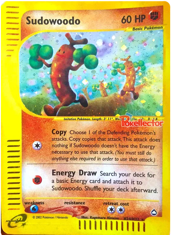 Sudowoodo - Aquapolis #24