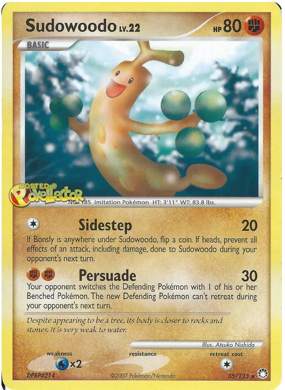 Sudowoodo - Mysterious Treasures #35