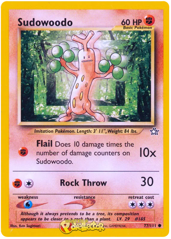 Sudowoodo - Neo Genesis #77