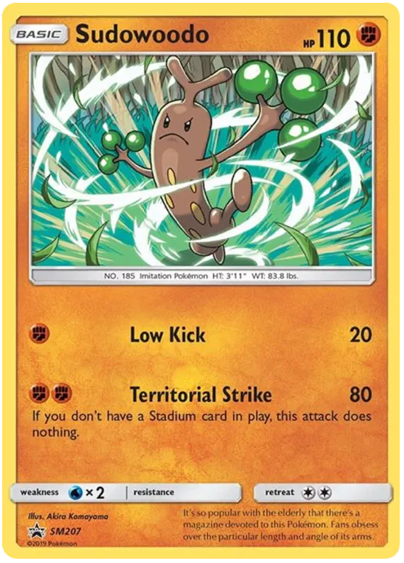 Sudowoodo - Sun & Moon Promos #207