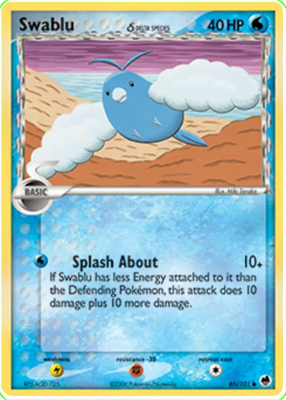 Swablu  (delta species) - EX Dragon Frontiers #65