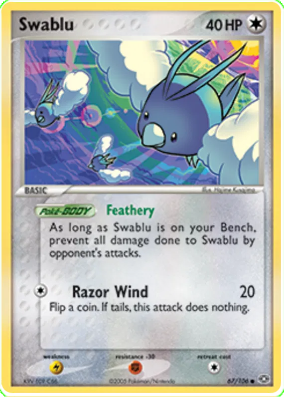 Swablu - EX Emerald #67