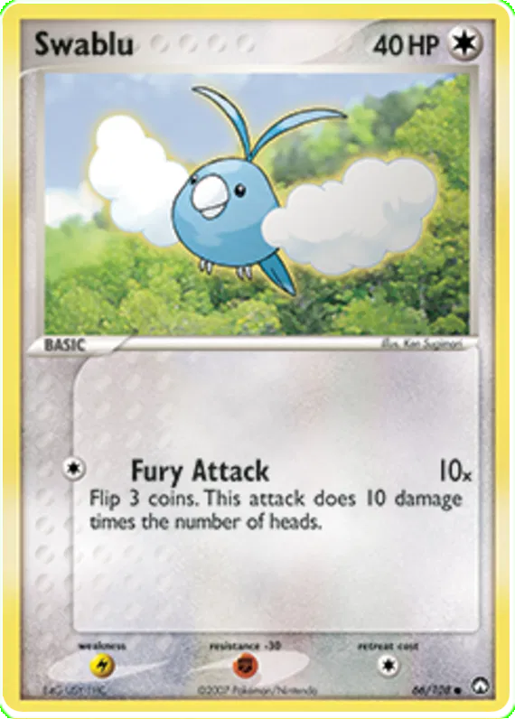 Swablu - EX Power Keepers #66