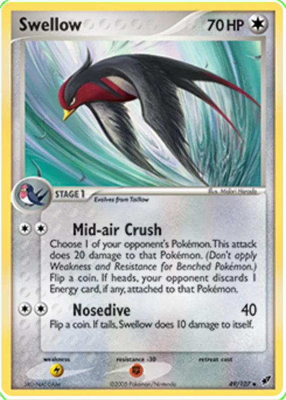 Swellow - EX Deoxys #49