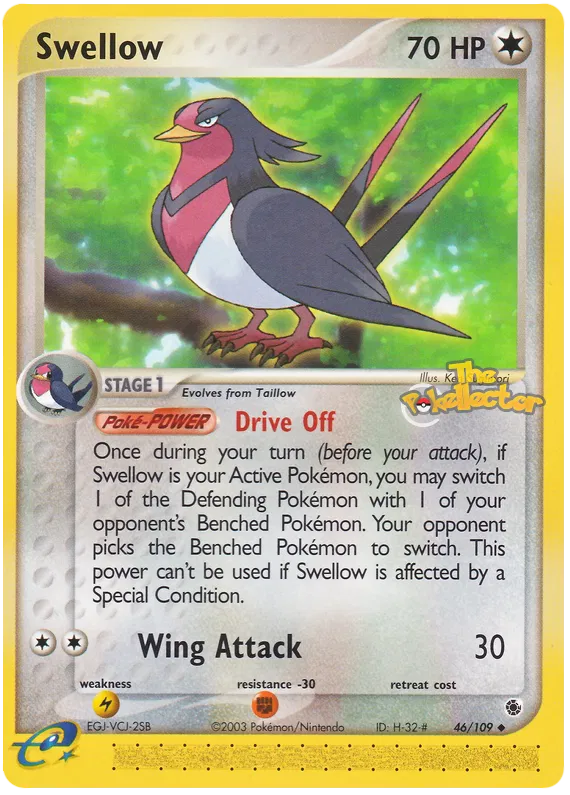 Swellow - EX Ruby & Sapphire #46