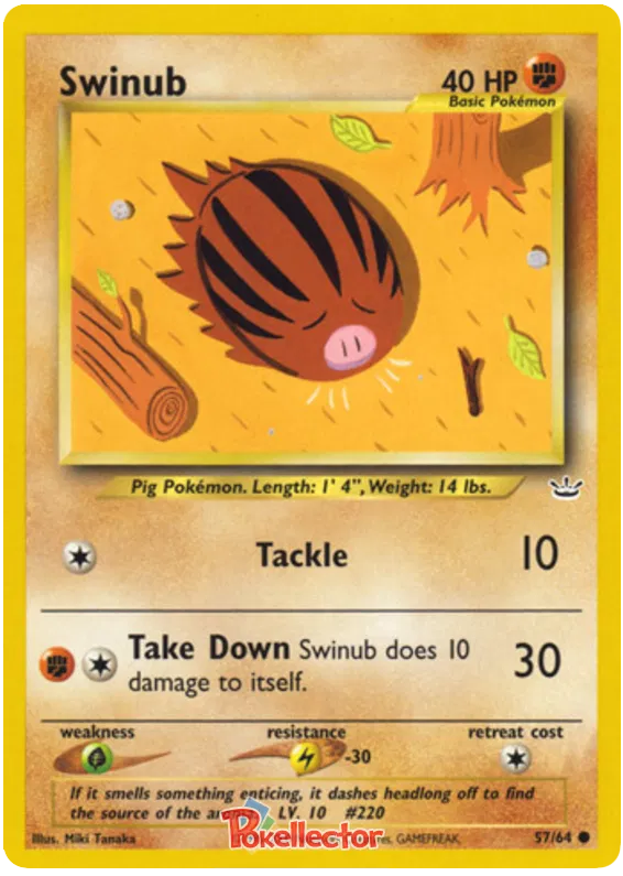 Swinub - Neo Revelation #57