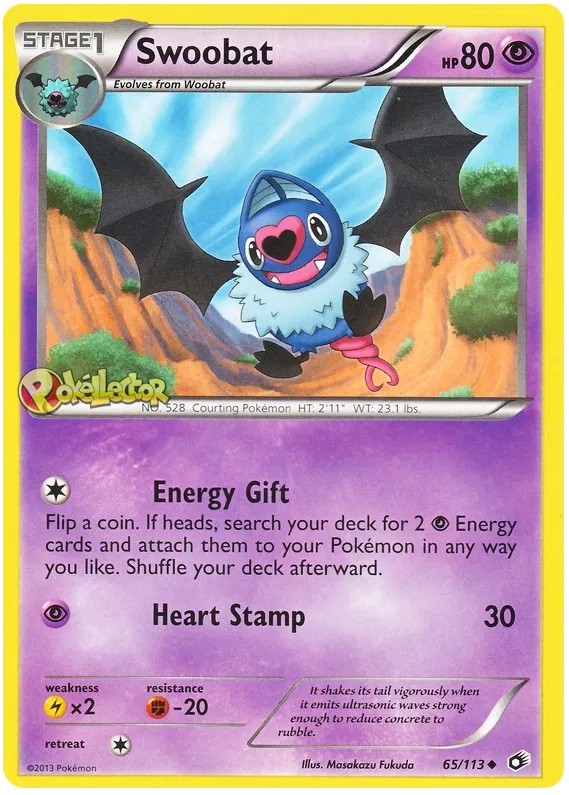 Swoobat - Legendary Treasures #65