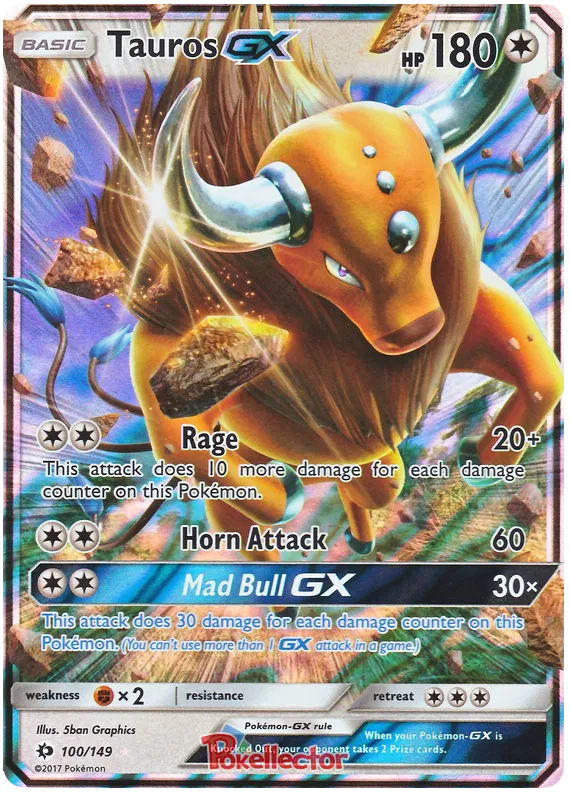 Tauros GX - Sun & Moon #100