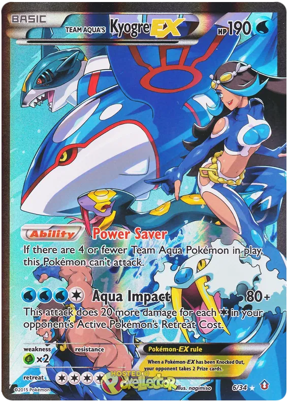 Team Aqua's Kyogre EX - Double Crisis #6