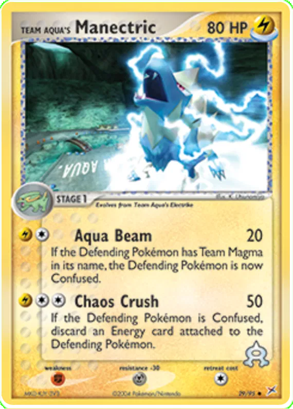 Team Aqua's Manectric - EX Team Magma vs Team Aqua #29