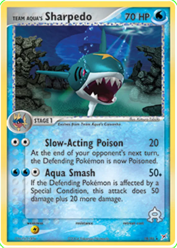 Team Aqua's Sharpedo - EX Team Magma vs Team Aqua #18