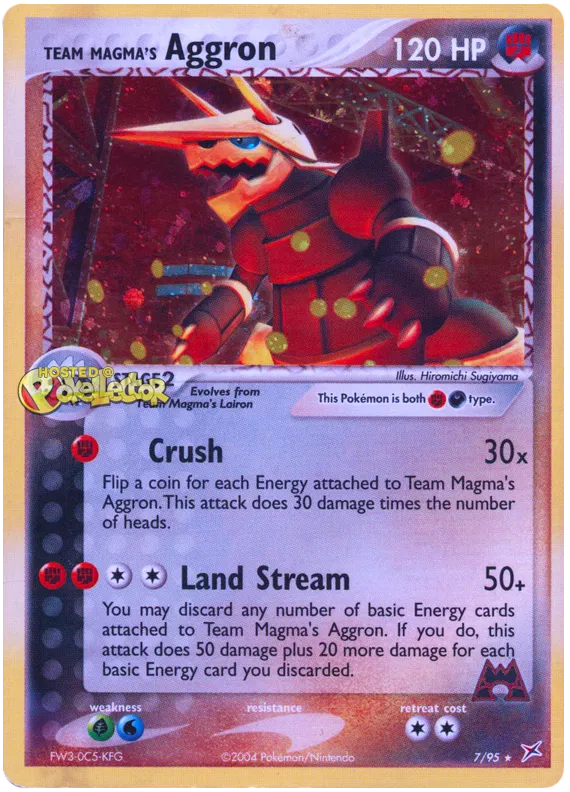 Team Magma's Aggron - EX Team Magma vs Team Aqua #7